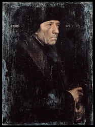 Sir John Chambers. Farbige Reproduktion eines Gemäldes von H. Holbein. Ikonographische Sammlungen